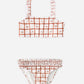 Rylee and Cru Rouched Bikini - Cherry Check