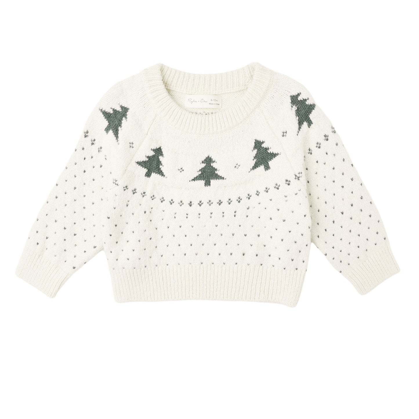 Rylee and Cru Fair Isle Sweater - Trees