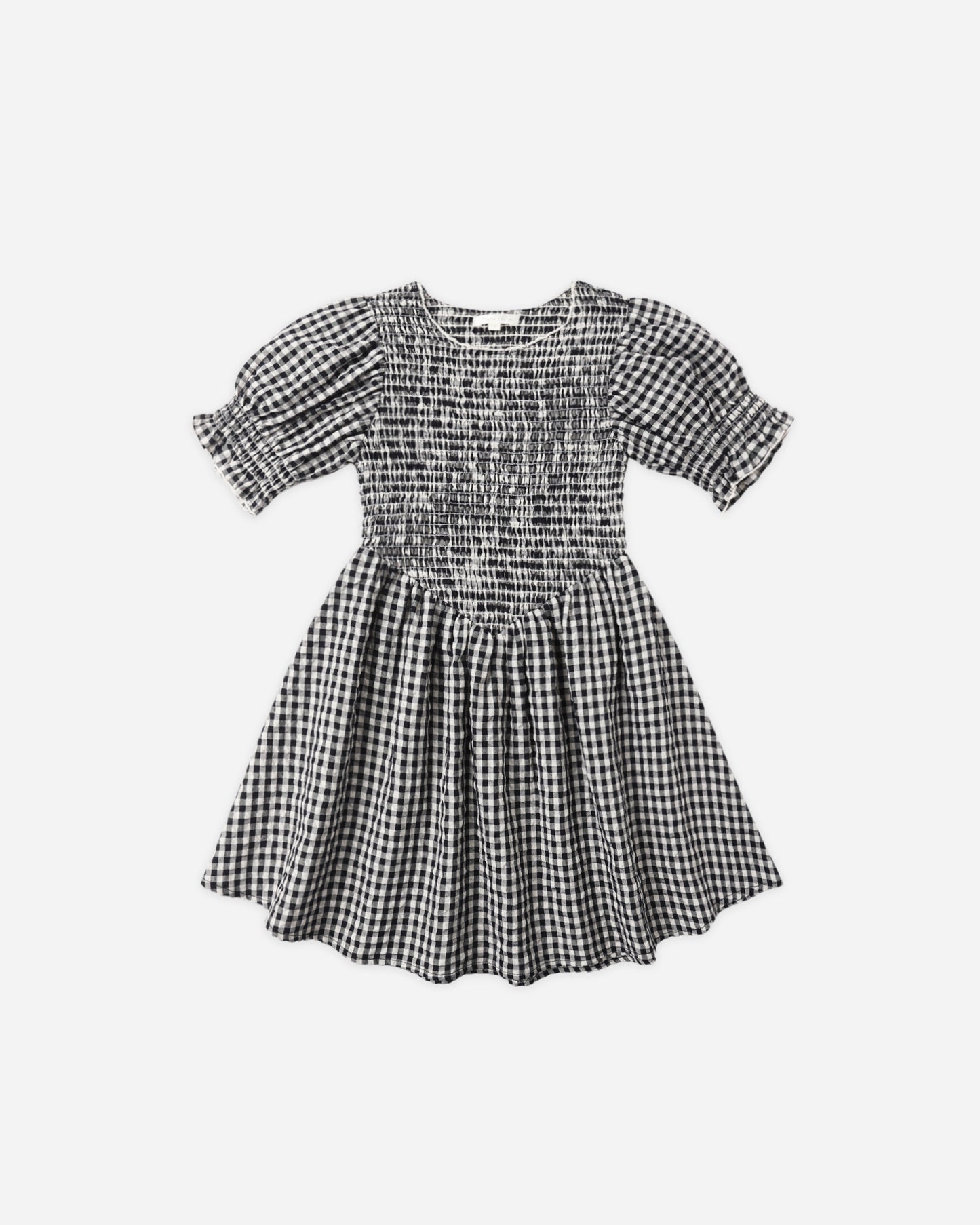 Rylee and Cru Louise Dress - Black Check