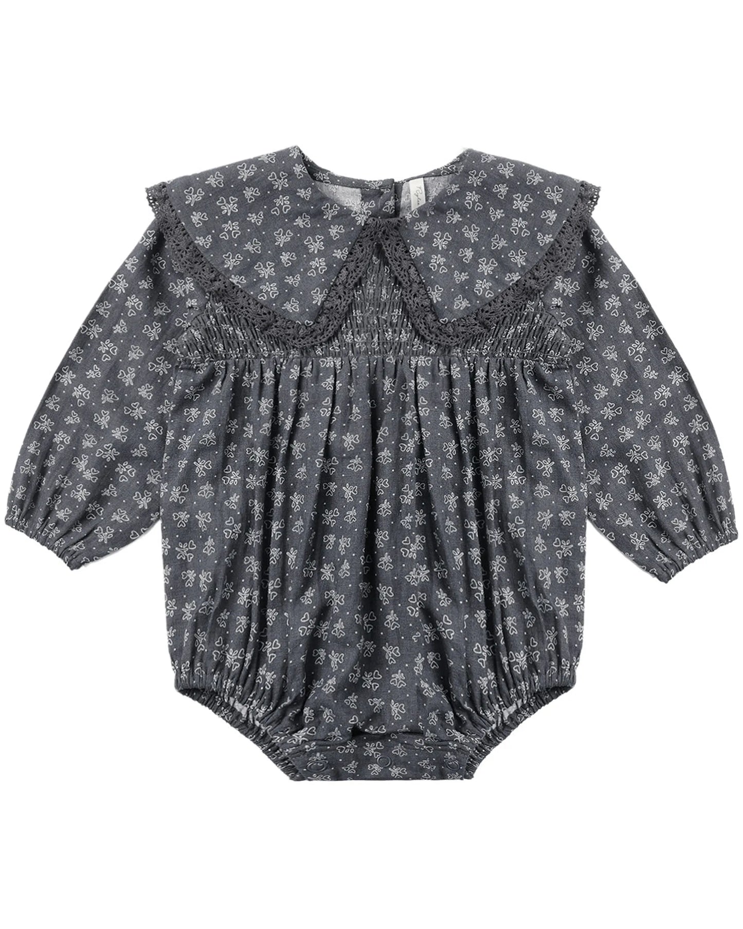 Rylee and Cru Fern Romper - Heart Ditsy