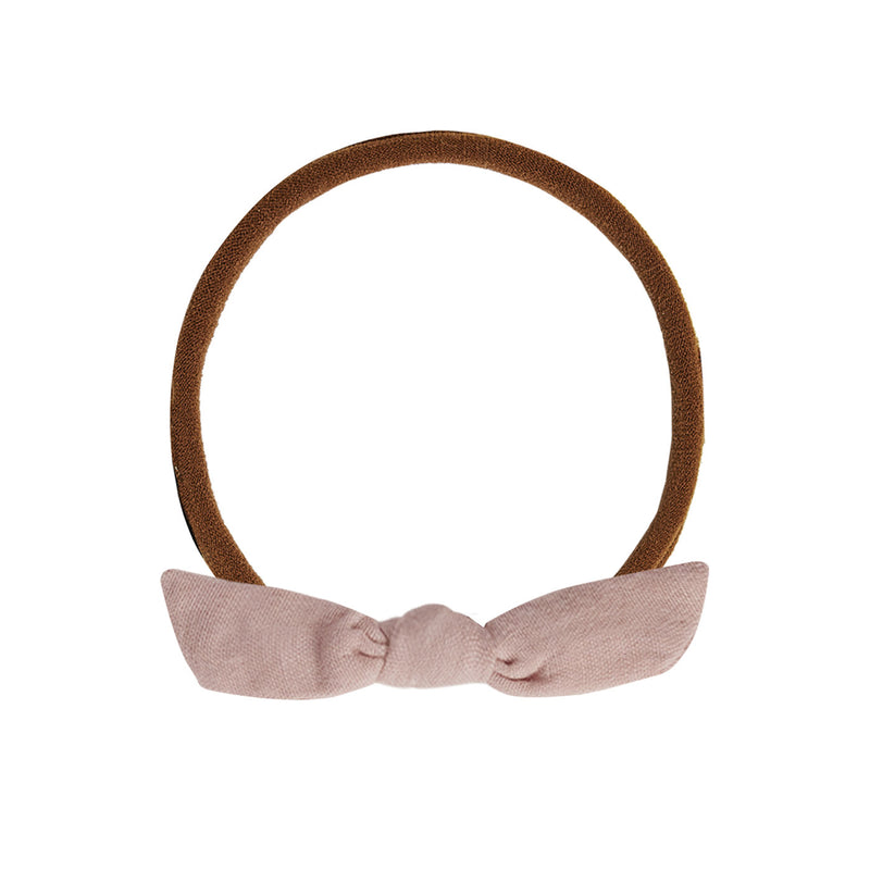 Rylee and Cru Little Knot Headband - Mauve - Brown