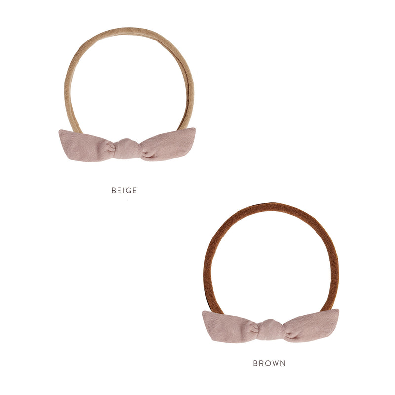 Rylee and Cru Little Knot Headband - Mauve