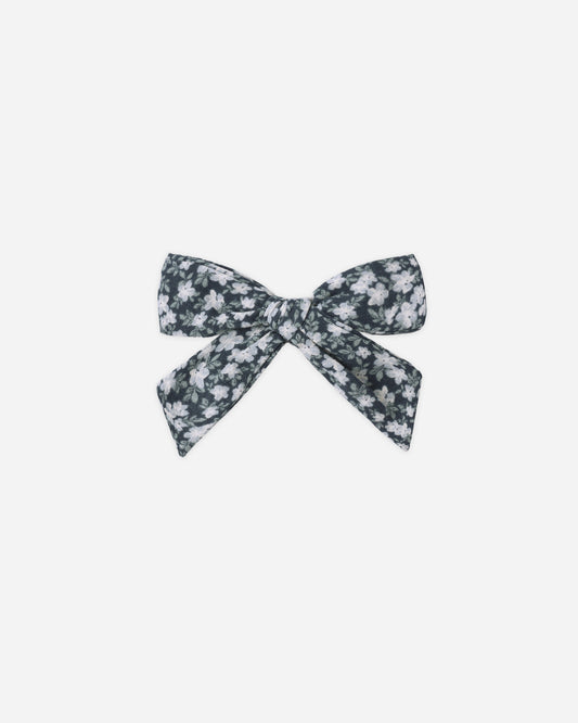 Rylee and Cru Bow - Navy Floral