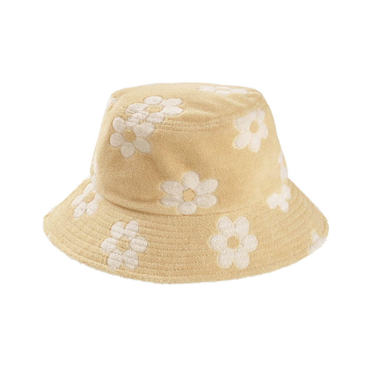 Rylee and Cru Terry Bucket Hat - Daisy - Yellow