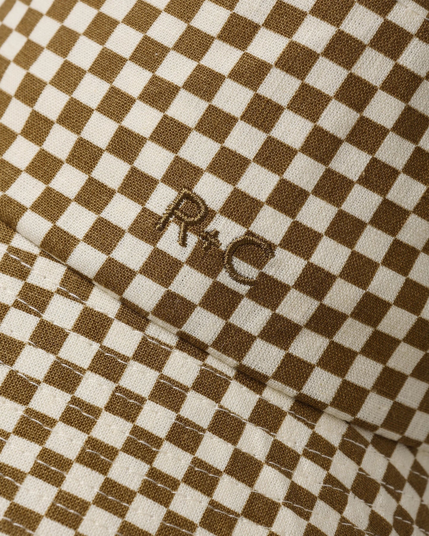 Rylee and Cru Bucket Hat - Ocre Check