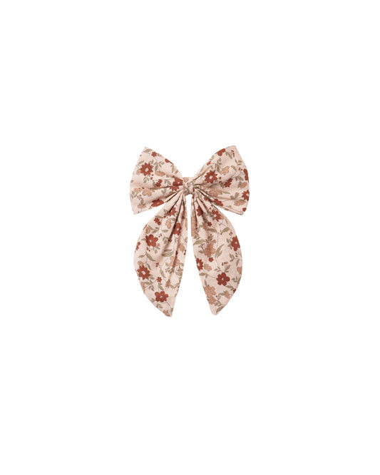 Rylee and Cru Oversized Bow - Pink Floral