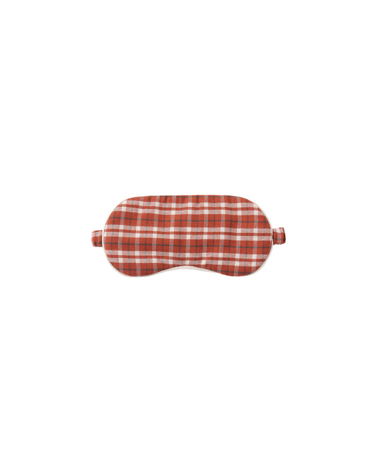 Rylee and Cru Sleep Mask - Ruby Plaid