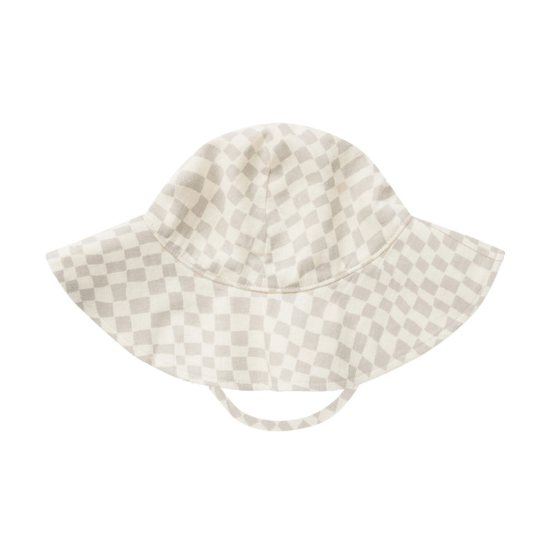 Rylee and Cru Floppy Sun Hat - Dove Check