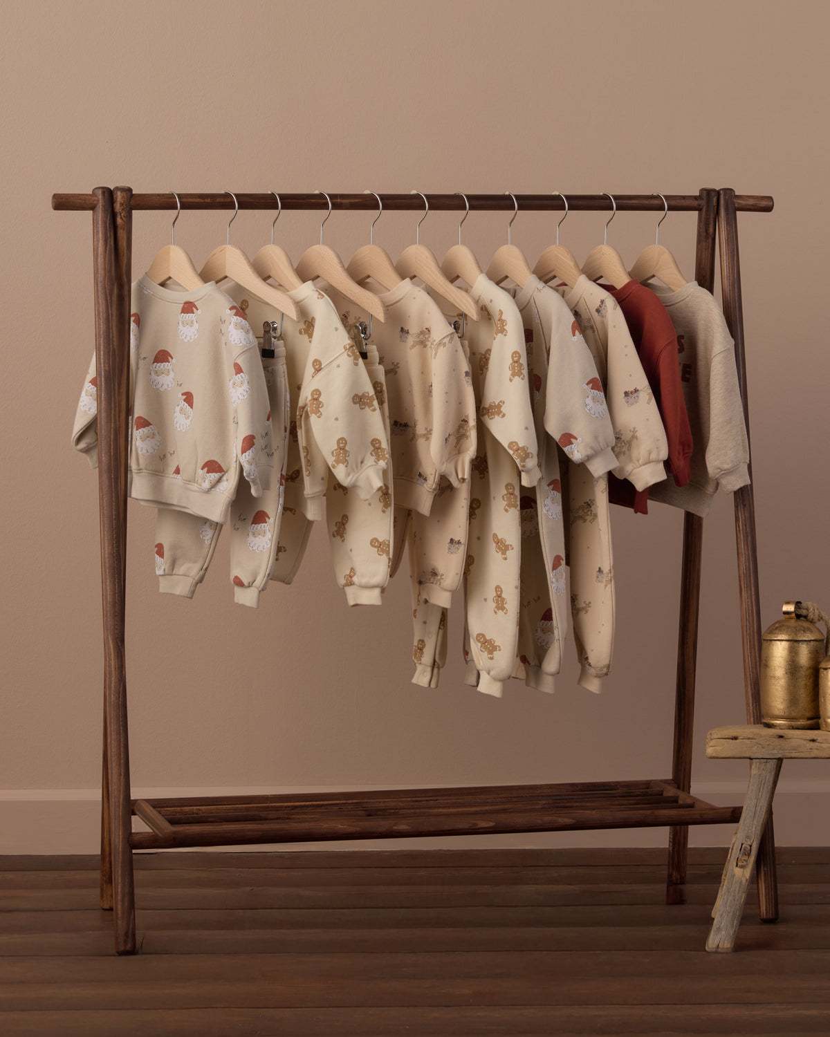 Rylee and Cru Raglan Jumpsuit - Santa