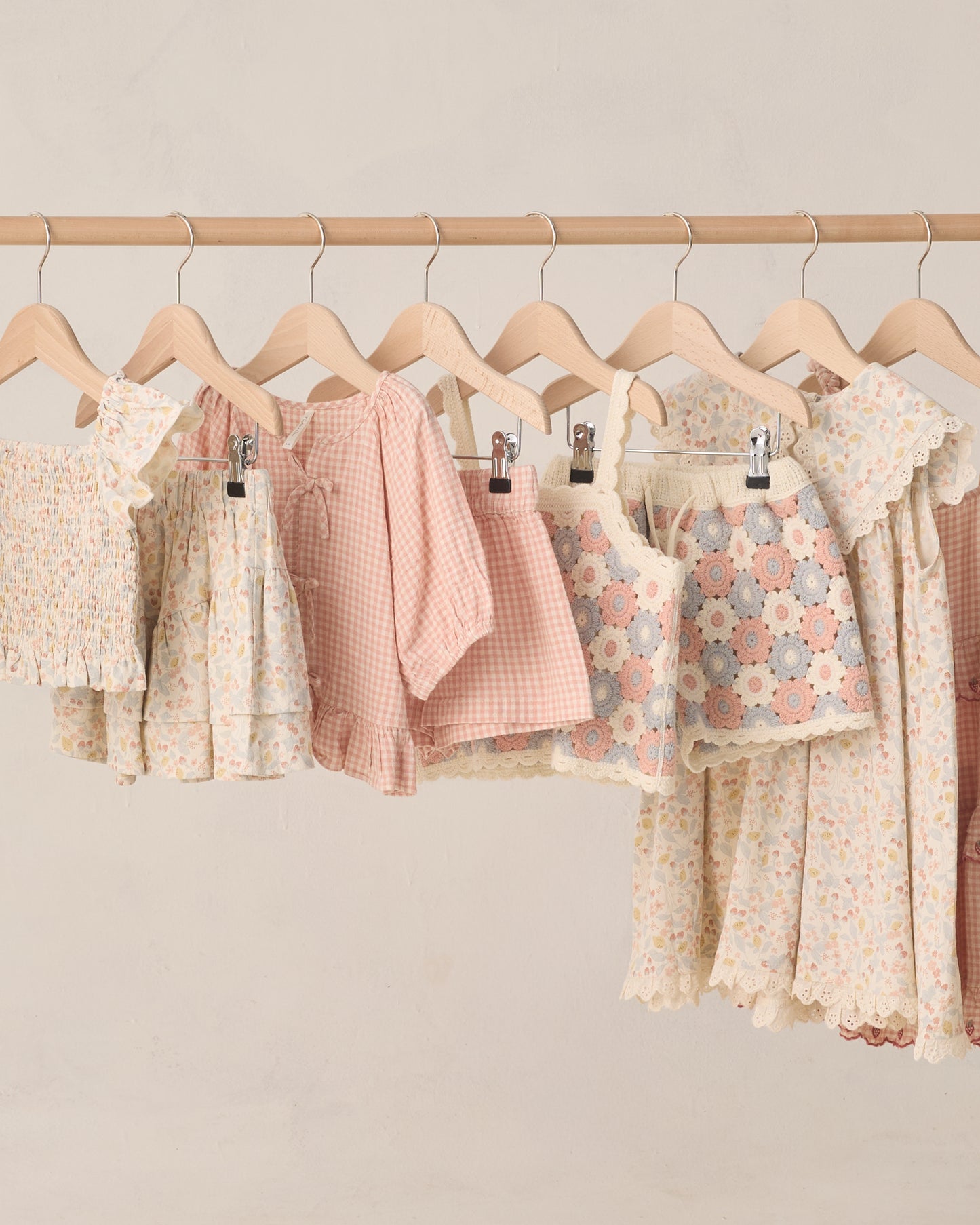 Rylee and Cru Juniper Set - Petal Gingham