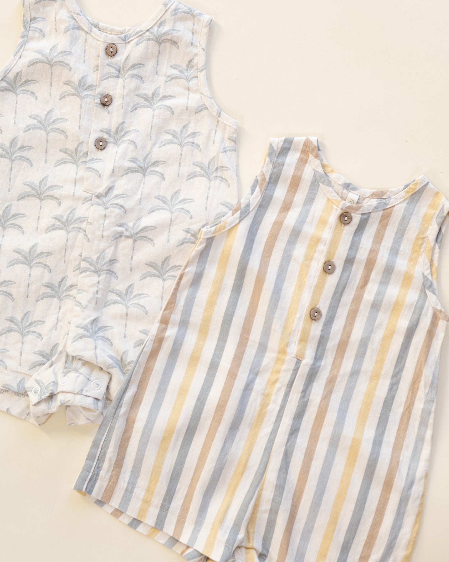 Rylee and Cru Mavrick Romper - Valencia Stripe