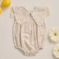 Rylee and Cru Porter Romper - Summer Garden