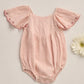 Rylee and Cru Roxy Romper - Petal Gingham