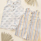Rylee and Cru Mavrick Romper - Valencia Stripe