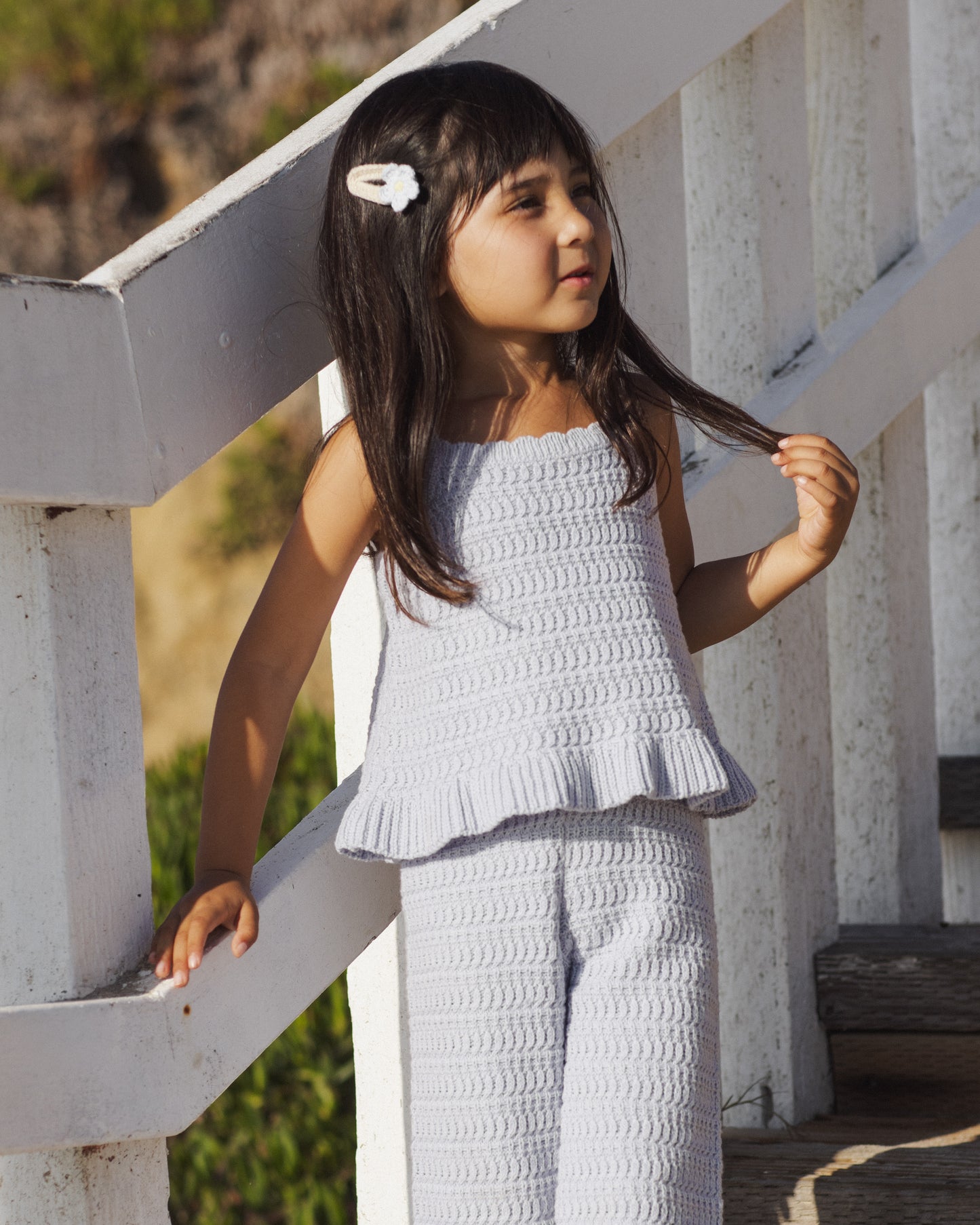 Rylee and Cru Mari Knit Set - Periwinkle