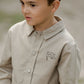 Boy wearing Rylee and Cru Enzo Shirt - Fern