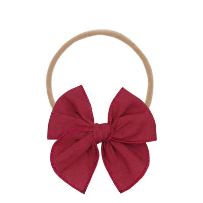 Lou Lou and Company Cloud Muslin Heirloom Bow Headband