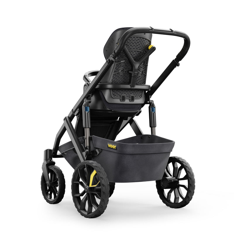 double stroller wagon with car seat adapter Veer Switch&Roll Luxe with Infant Car Seat Adapter Bundle - &Roll Stroller Frame / Switchback Seat Luxe - Gray Granite / Adapter