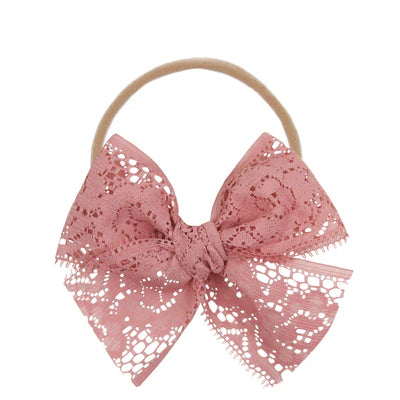 Lou Lou and Company Lace Bow Headband - Medium