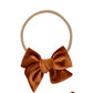 Lou Lou and Company Velvet Bow Headband - Small