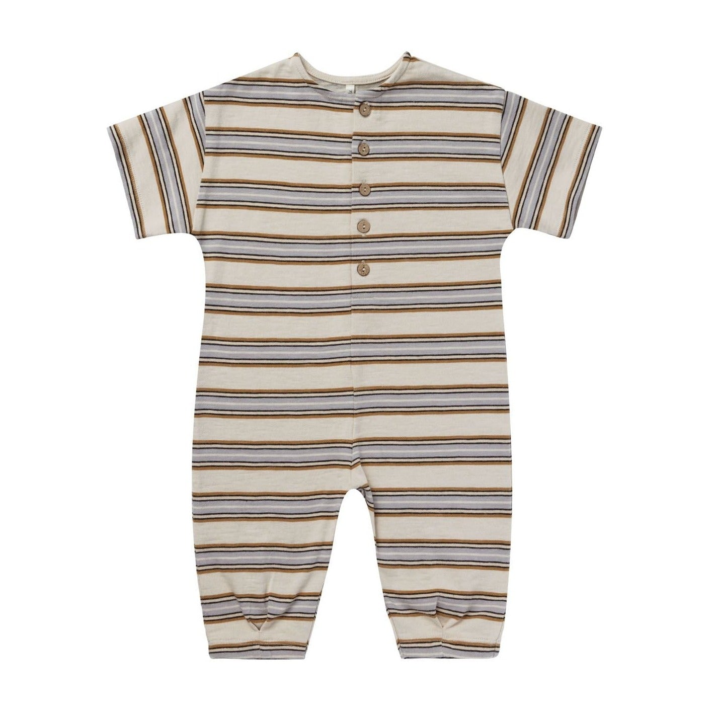 Rylee and Cru Hayes Jumpsuit - Vintage Stripe - Brass / French Blue / Sand
