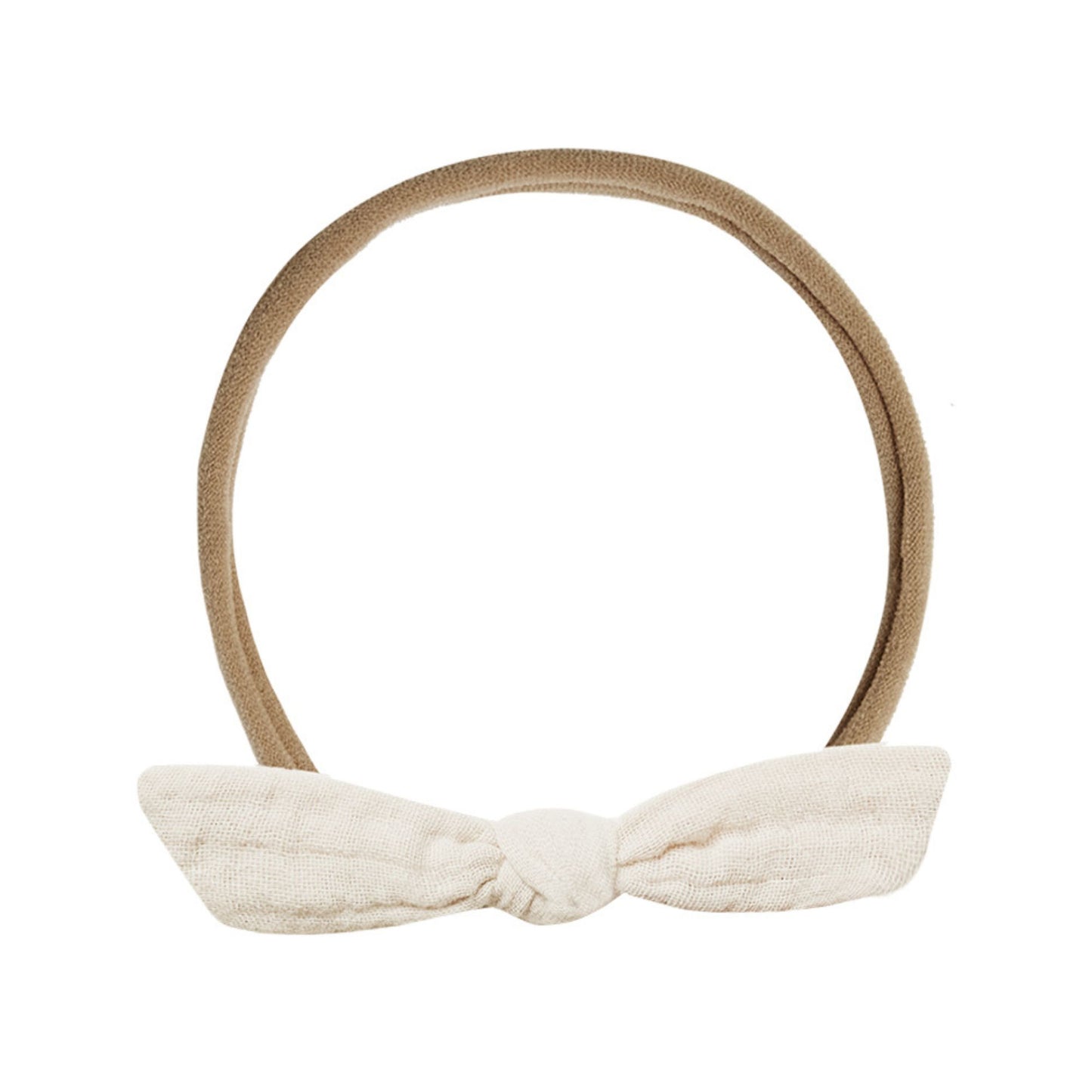 Rylee and Cru Little Knot Headband - Ivory - Beige