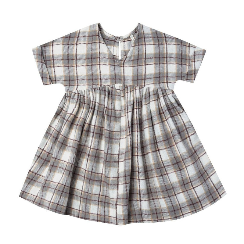 Rylee and Cru Maxwell Dress - French Blue Flannel