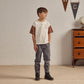 Boy wearing Rylee and Cru Oliver Pant - Slate
