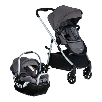 Britax Willow Grove SC Travel System - Pindot Stone