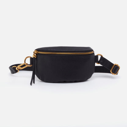 Hobo Bags Fern Belt Bag - Pebbled Leather - Black