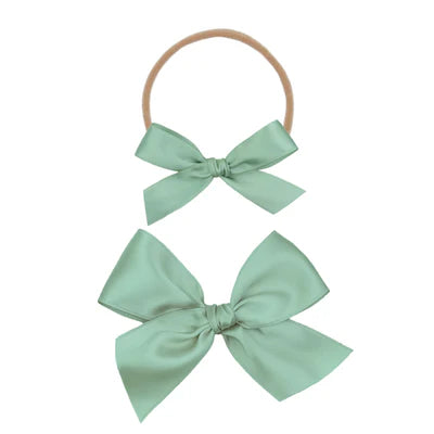 Lou Lou and Company Satin Bow Headband - Small