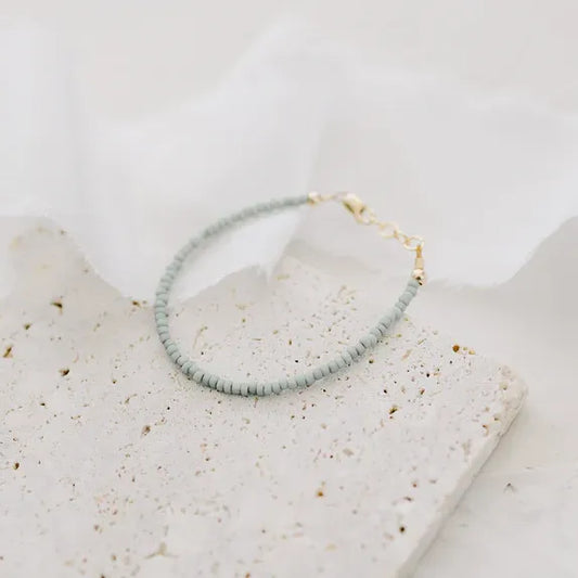 Joyful Bead Company Denim Bracelet