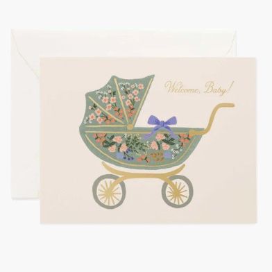 Rifle Paper Co Floral Pram Card