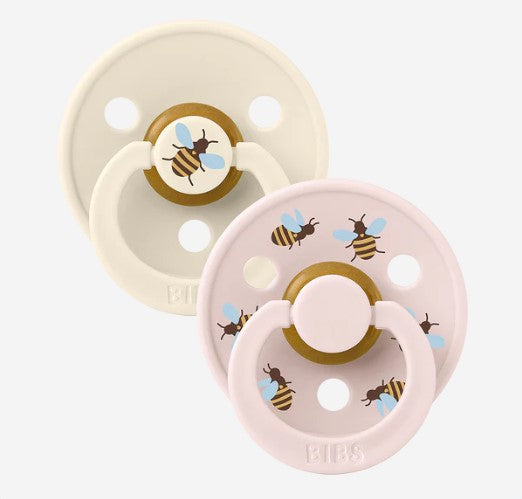 BIBS STUDIO Colour 2 PACK Bumblebee - Ivory/Petal