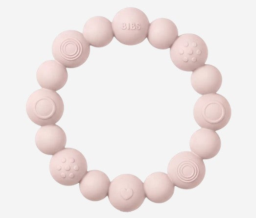 BIBS Teething Ring Beaded Petal