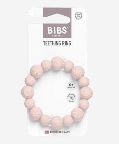 BIBS Teething Ring Beaded Petal