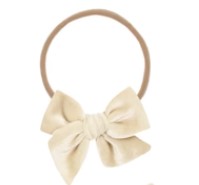 Lou Lou and Company Velvet Bow Headband - Small