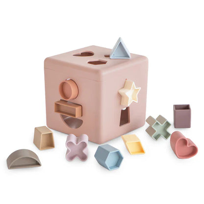 Mushie Shape Sorting Box