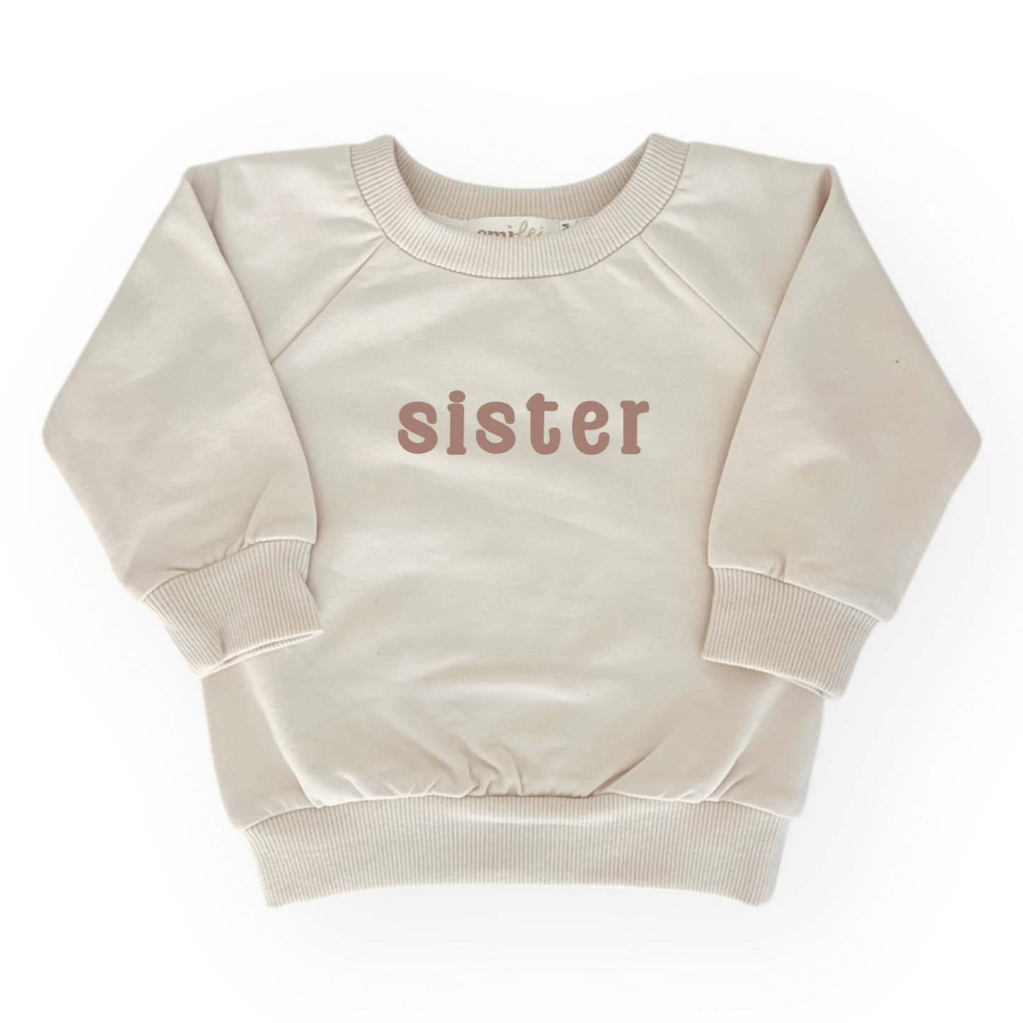 Emi Lei Baby and Toddler Sister Sweatshirt