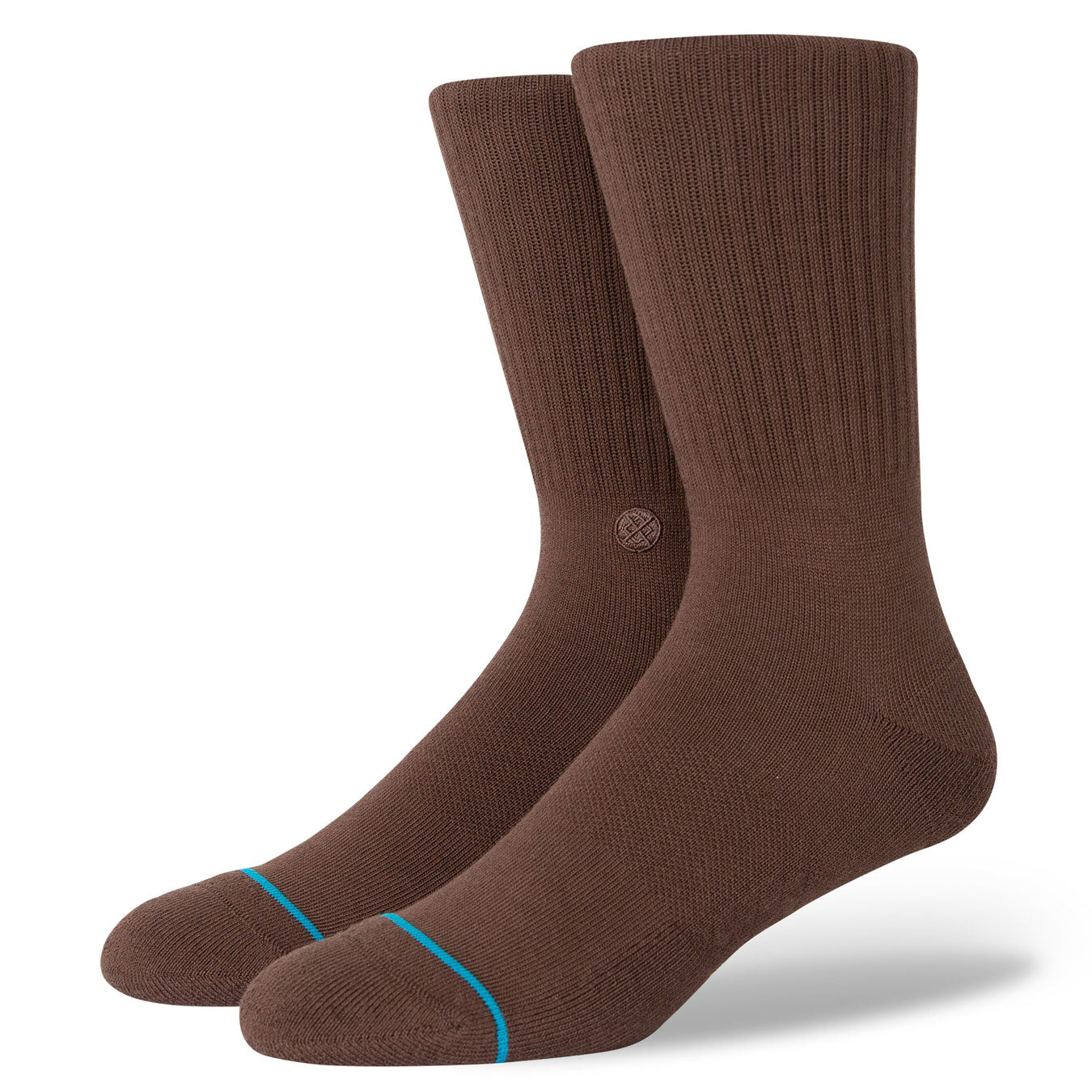 Stance Adult Crew Socks - Icon - Brown
