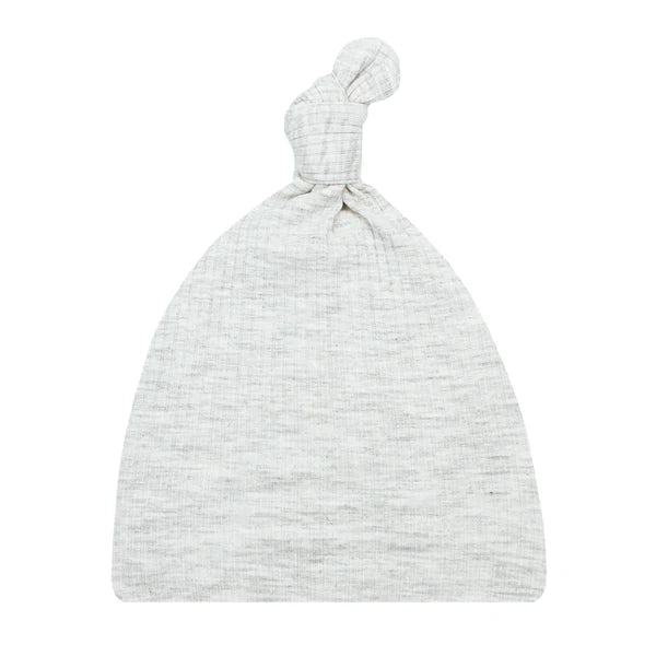 Lou Lou and Company Ribbed Top Knot Hat