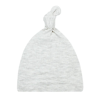 Lou Lou and Company Ribbed Top Knot Hat