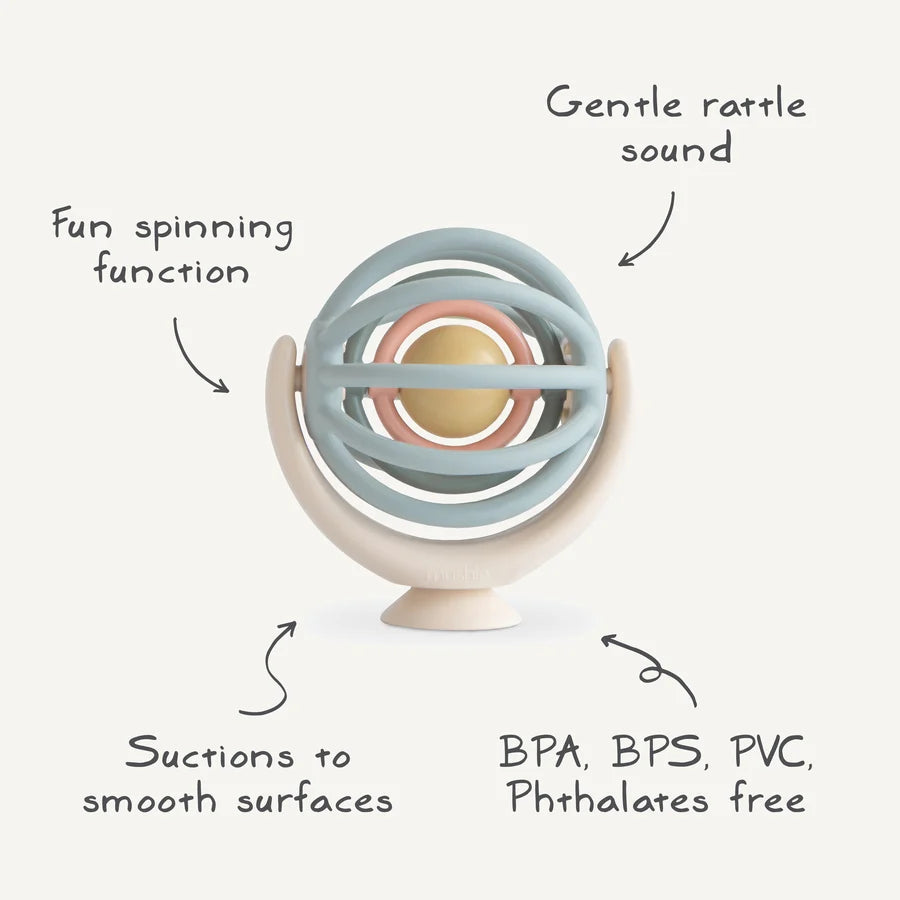 Mushie Suction Spinner Ball