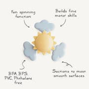 Mushie Suction Spinner Toy