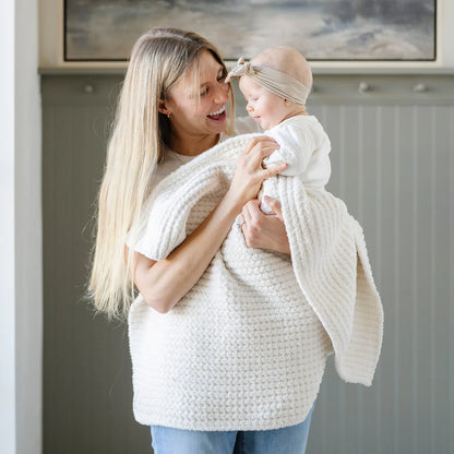 Saranoni Receiving Waffle Knit Blanket
