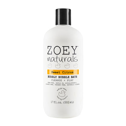 Zoey Naturals Bubbly Bubble Bath - 17 fl oz - Sweet Citrus