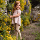 Burt's Bees Farmhouse Floral Toddler Tunic Set - Soft Violet