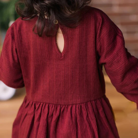 Burts Bees Ribbed Pointelle Dress