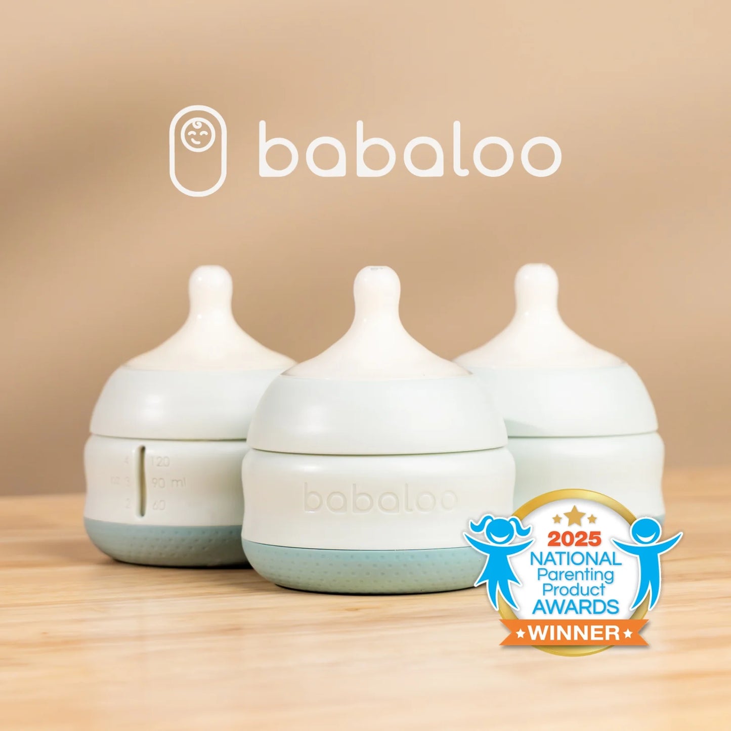 Babaloo Triple Pack 5oz Bottles - Bleu