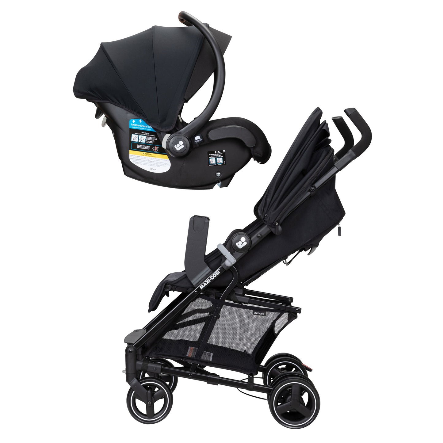 Maxi-Cosi Mara XT Ultra Compact Stroller - Essential Black